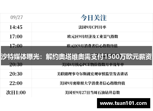 沙特媒体曝光:解约奥塔维奥需支付1500万欧元薪资